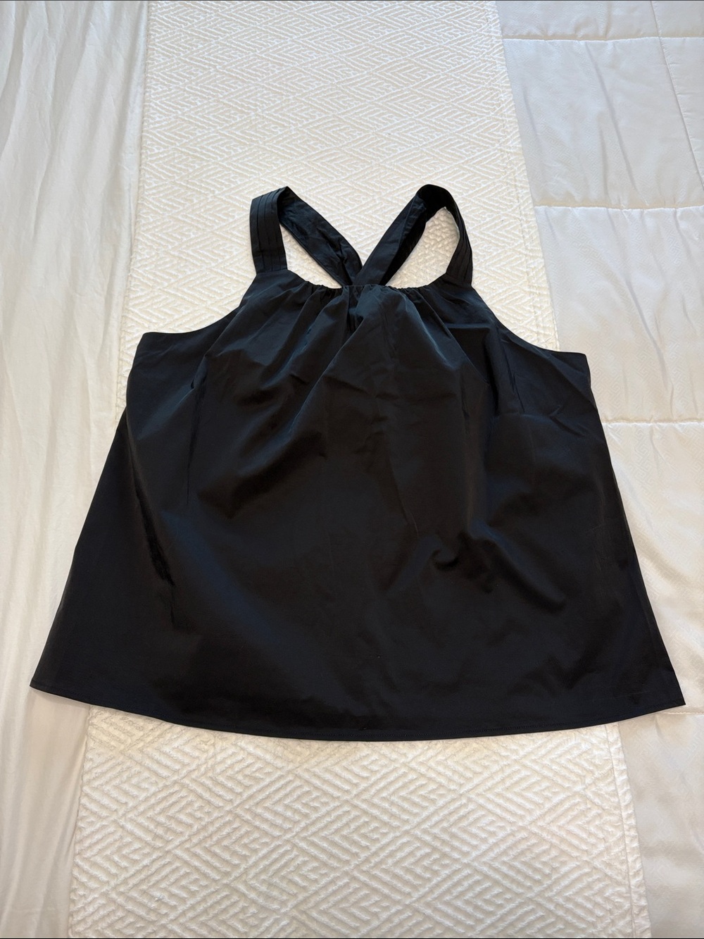 Banana Republic Taffeta Cross-Back Top